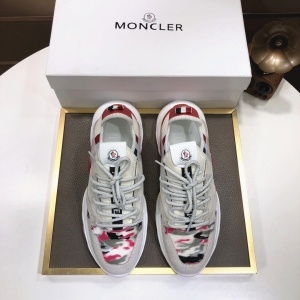몽클레어 MONCLER 2021 SS 레드 체크 투톤 커플 슈즈 커스텀급