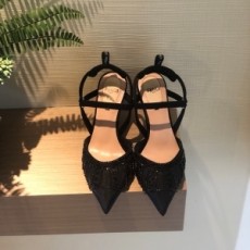 펜디 FENDI 2021 SS 큐빅 악세사리 하이힐 여성 구두 커스텀급