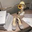 디올 DIOR 2021 SS 퍼포 리본 미들힐 여성 구두 커스텀급