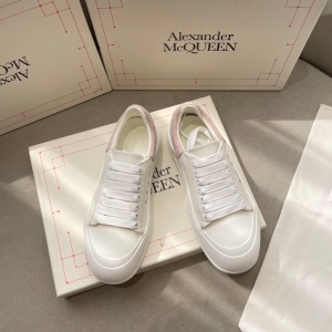 알렉산더 맥퀸 ALEXANDER MACQUEEN 2021 SS 각인 투톤 화이트 여성 슈즈 커스텀급
