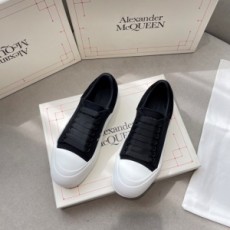 알렉산더 맥퀸 ALEXANDER MACQUEEN 2021 SS 각인 투톤 블랙 여성 슈즈 커스텀급