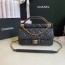 샤넬 CHANEL 2021 SS 램스킨 체인 퀄팅 토트백 블랙 AS2438 커스텀급