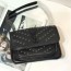 생로랑 SAINT LAURENT 2021 SS 로고 포켓 스터드 블랙 체인 숄더백 2830 커스텀급