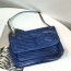 생로랑 SAINT LAURENT 2021 SS 로고 포켓 블루 빈티지 체인 숄더백 5811 커스텀급