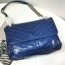 생로랑 SAINT LAURENT 2021 SS 로고 포켓 블루 빈티지 체인 숄더백 2829 커스텀급