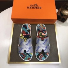 에르메스 HERMES 2021 SS 캐릭터 투톤 H로고 남성 슬리퍼 커스텀급