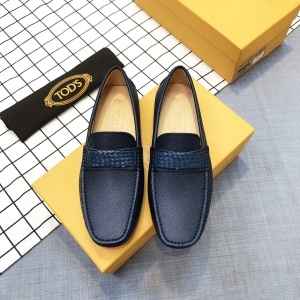 토즈 TODS 2021 SS 레더 꼬임가죽 투톤 네이비 남성 슈즈 커스텀급