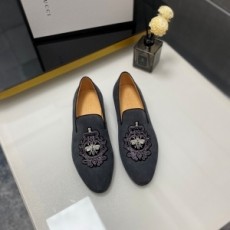 구찌 GUCCI 2021 SS 캐릭터 자수로고 그레이 남성 슈즈 커스텀급