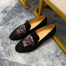 베르사체 VERSACE 2021 SS 캐릭터 자수로고 블랙 남성 슈즈 커스텀급