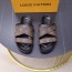 루이비통 LOUIS VUITTON 2021 SS 레더 버클 모노그램 브라운 남성 슬리퍼 커스텀급