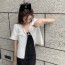 샤넬 CHANEL 2021 SS 진주장식 포켓 화이트 여성 자켓 커스텀급
