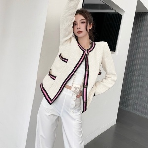 구찌 GUCCI 2021 SS 삼선 포켓 아이보리 여성 자켓 커스텀급