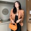 보테가 베네타 BOTTEGA VENETA 2021 SS 양가죽 카멜 여성 자켓 커스텀급