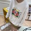 구찌 GUCCI 2021 SS 패치 캐릭터 화이트 여성 긴팔티 커스텀급