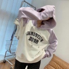 디올 DIOR 2021 SS 로고 자수 긴팔 여성 후드티 커스텀급