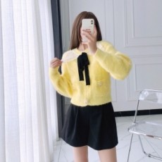 셀프 포트레이트 SELF-PORTRAIT 2021 SS 레이스 리본 니트 여성 가디건 커스텀급