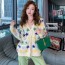 구찌 GUCCI 2021 SS 캐릭터 스타 니트 여성 가디건 커스텀급