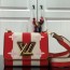 루이비통 LOUIS VUITTON 2021 SS 엠브로이더드 캔버스 트위스트 레드 크로스백 M57722 커스텀
