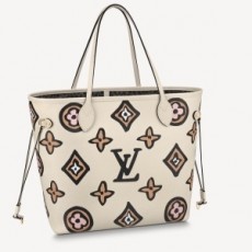 루이비통 LOUIS VUITTON 2021 SS 모노그램 네버풀 화이트 숄더백 M45818 커스텀