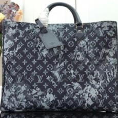 루이비통 LOUIS VUITTON 2021 SS 데님 그랑 삭 토트백 M57284 커스텀