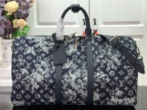 루이비통 LOUIS VUITTON 2021 SS 데님 키폴 반둘리에 M57285 커스텀