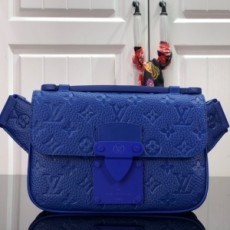 루이비통 LOUIS VUITTON 2021 SS 앙프렝뜨 S 락 슬링 백 블루 M58487 커스텀