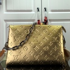 루이비통 LOUIS VUITTON 2021 SS 쿠상 PM 체인 골드 크로스백 M57793 커스텀