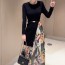 구찌 GUCCI 2021 SS 플라워 투톤 니트 여성 원피스 커스텀