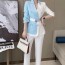 짐머만 ZIMMERMANN 2021 SS 투톤 벨트장식 자켓 바지 여성 세트 커스텀
