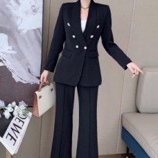 디올 DIOR 2021 SS 포켓 단추장식 자켓 바지 여성 세트 커스텀