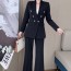 디올 DIOR 2021 SS 포켓 단추장식 자켓 바지 여성 세트 커스텀