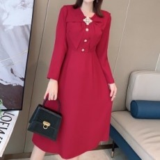 발렌티노 VALENTINO 2021 SS 진주장식 리본 여성 원피스 커스텀