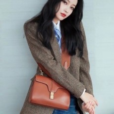 셀린느 CELINE 2021 SS 체크 가죽패치 여성 자켓 커스텀