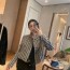 루이비통 LOUIS VUITTON 2021 SS 스트라이프 여성 자켓 커스텀