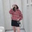 디올 DIOR 2021 SS 체크무늬 후드 여성 자켓 커스텀