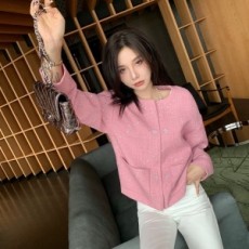 샤넬 CHANEL 2021 SS 큐빅 체크 포켓 핑크 여성 자켓 커스텀