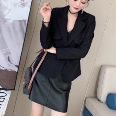 샤넬 CHANEL 2021 SS 카라 포켓 체인벨트 여성 자켓 커스텀