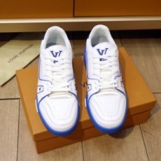 루이비통 LOUIS VUITTON 2021 SS 패치로고 투톤 남성 슈즈 커스텀