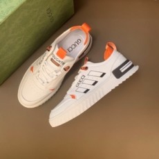 구찌 GUCCI 2021 SS 삼선 스티치 화이트 남성 슈즈 커스텀