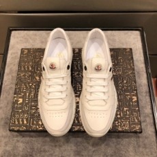 몽클레어 MONCLER 2021 SS 패치로고 삼선 화이트 남성 슈즈 커스텀
