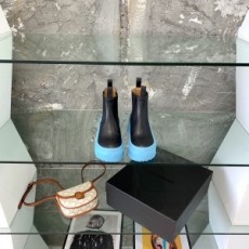 질샌더 JILSANDER 2021 SS 투톤 레더 민트 여성 부츠 커스텀