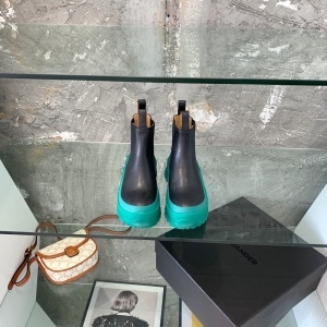 질샌더 JILSANDER 2021 SS 투톤 레더 그린 여성 부츠 커스텀