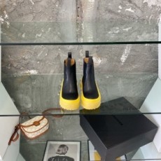 질샌더 JILSANDER 2021 SS 투톤 레더 옐로우 여성 부츠 커스텀