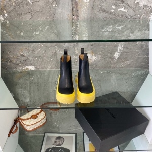 질샌더 JILSANDER 2021 SS 투톤 레더 옐로우 여성 부츠 커스텀