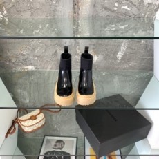 질샌더 JILSANDER 2021 SS 투톤 에나멜 베이지 여성 부츠 커스텀