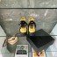 질샌더 JILSANDER 2021 SS 투톤 레더 옐로우 하이탑 여성 슈즈 커스텀
