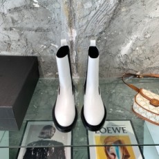 질샌더 JILSANDER 2021 SS 레더 투톤 화이트 여성 중부츠 커스텀