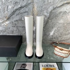 질샌더 JILSANDER 2021 SS 레더 패치 화이트 여성 롱부츠 커스텀