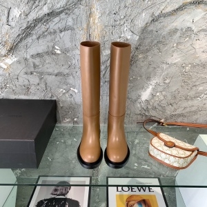 질샌더 JILSANDER 2021 SS 레더 패치 카멜 여성 롱부츠 커스텀
