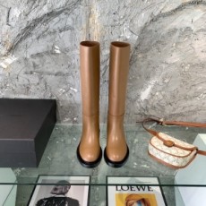 질샌더 JILSANDER 2021 SS 레더 패치 카멜 여성 롱부츠 커스텀